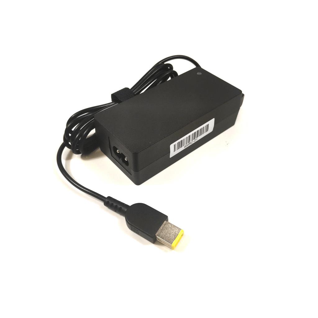 65W Solid Premium adapter for Lenovo Rectangle USB tip with power cable