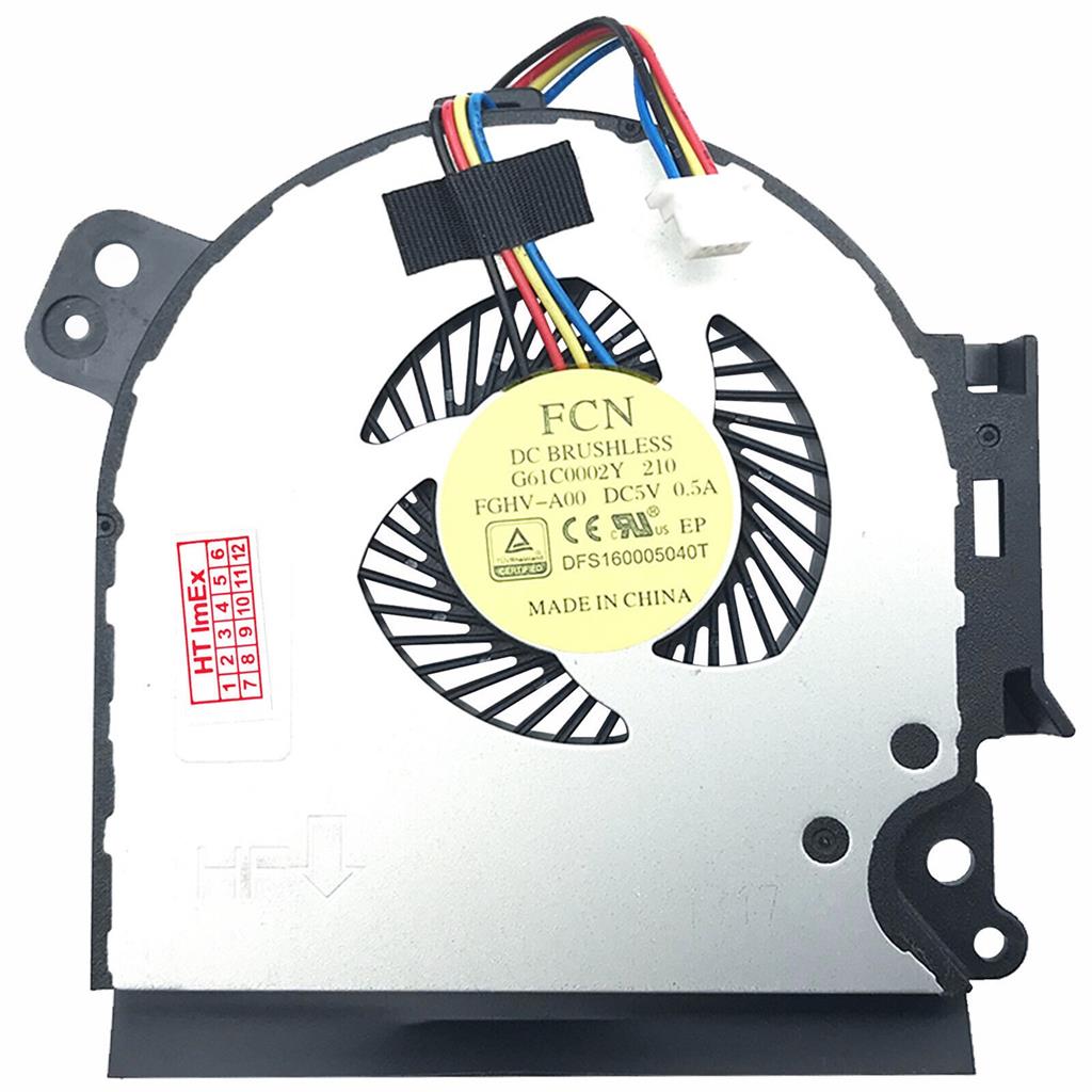 Notebook CPU Fan for Toshiba Tecra A50-C R50-C B65 Series, DFS160005040T 4 pin