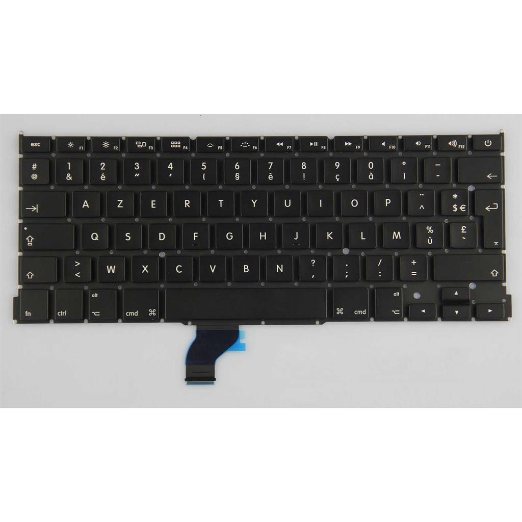 Notebook keyboard for Apple Macbook Pro Unibody 13.3 A1502 ME864 ME865 ME866  2013 AZERTY