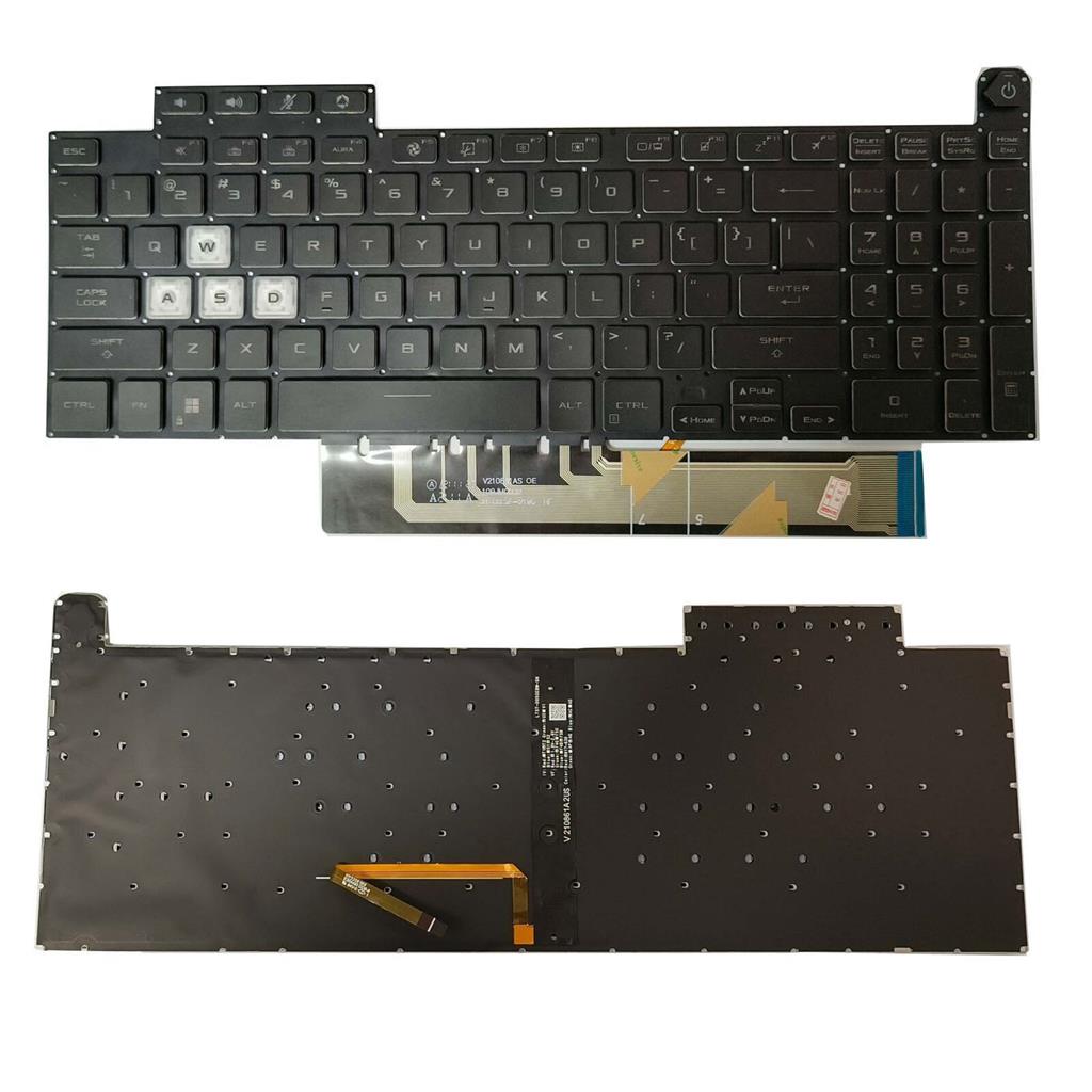 Notebook keyboard for Asus TUF Gaming F15 FA507 FA507R with backlit