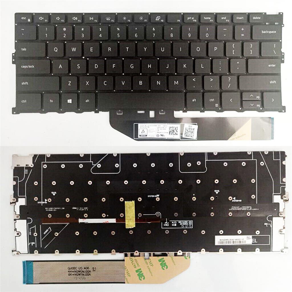 Notebook keyboard for Dell XPS 13 9300 9301 9310 with backlit