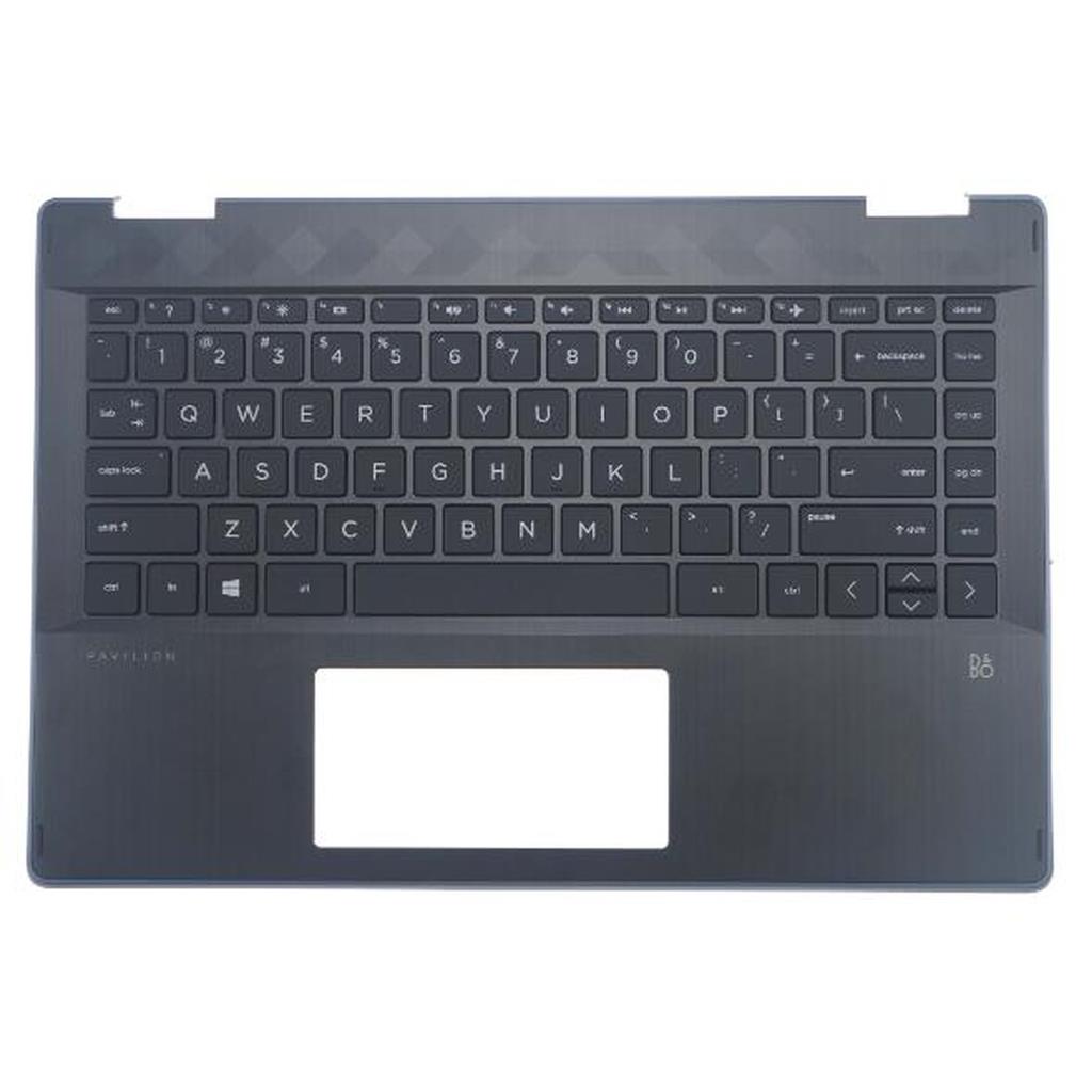 Notebook keyboard for HP X360 14-DH with topcase pulled