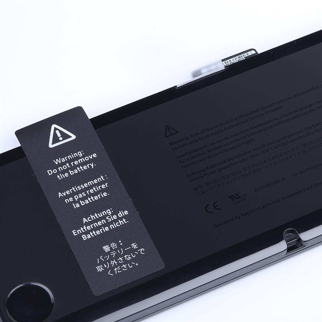 Notebook battery A1309 for Apple MacBook Pro 17" A1297, 2009-2010  7.4V 5200mAh