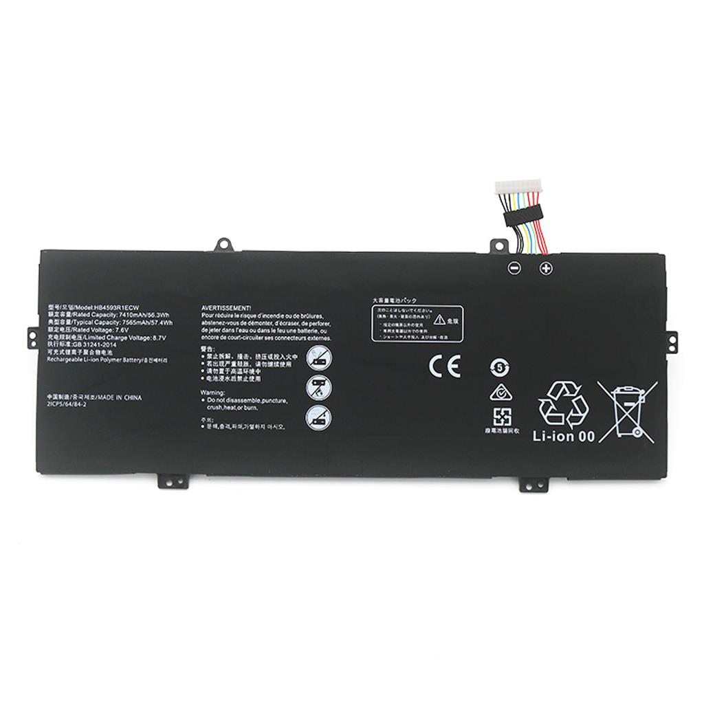 Notebook battery for Huawei Matebook X Pro i7 VLT-W50 7.6V 7410mAh