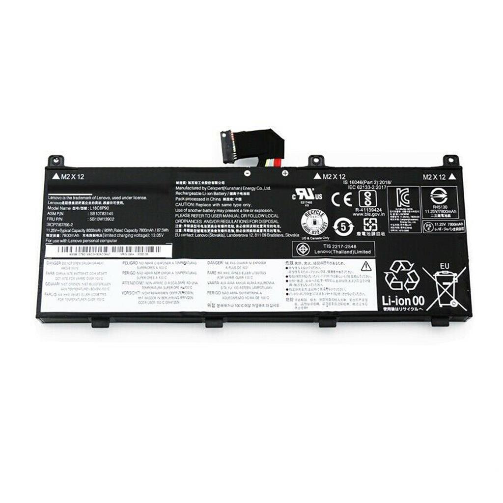 Notebook battery for Lenovo ThinkPad P53 L18C6P90 02DL029 02DL028 11.25V 90Wh