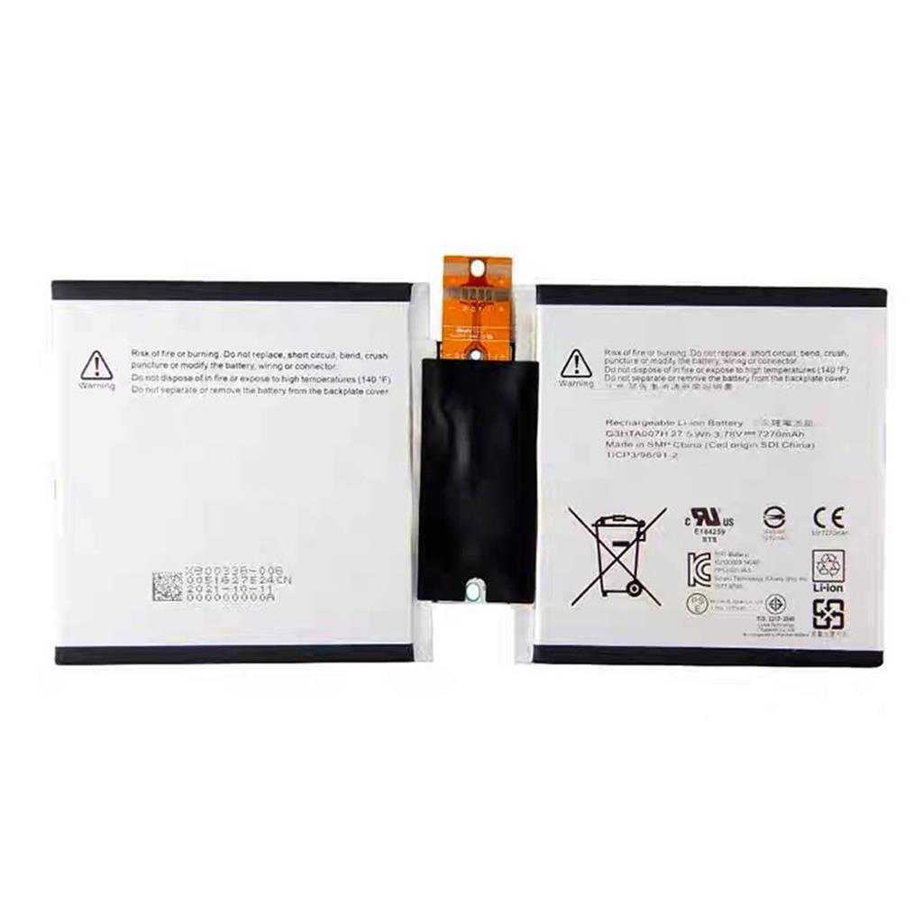 Notebook Battery for Microsoft Surface 3 Series, 3.78V 27.5Wh