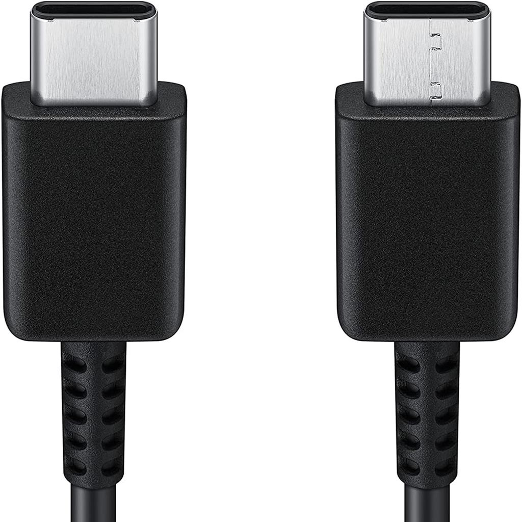Genuine Samsung Galaxy Note 20 Ultra S20 S20+ Type-C to Type-C Fast Charger Cable 1m 3A Black