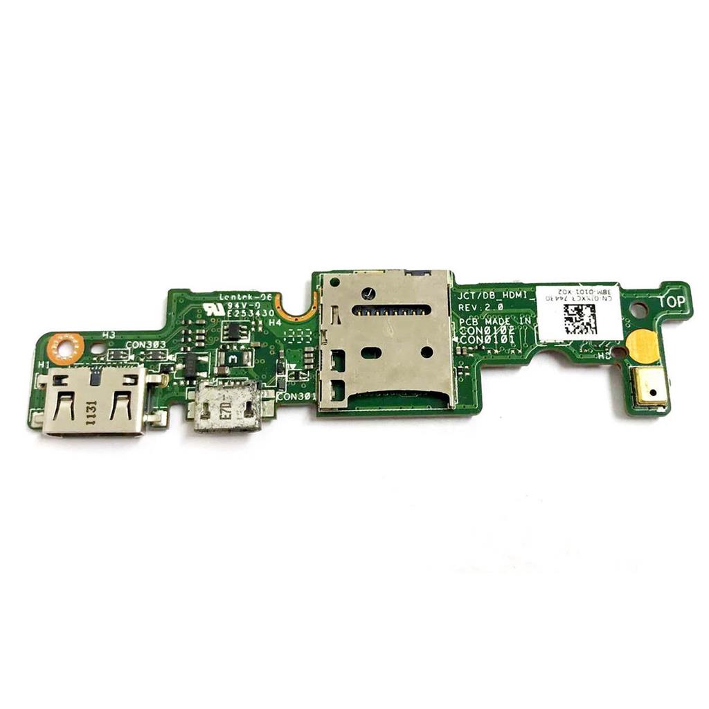 Notebook USB board for Dell Venue 11 Pro 7130 7139 pulled