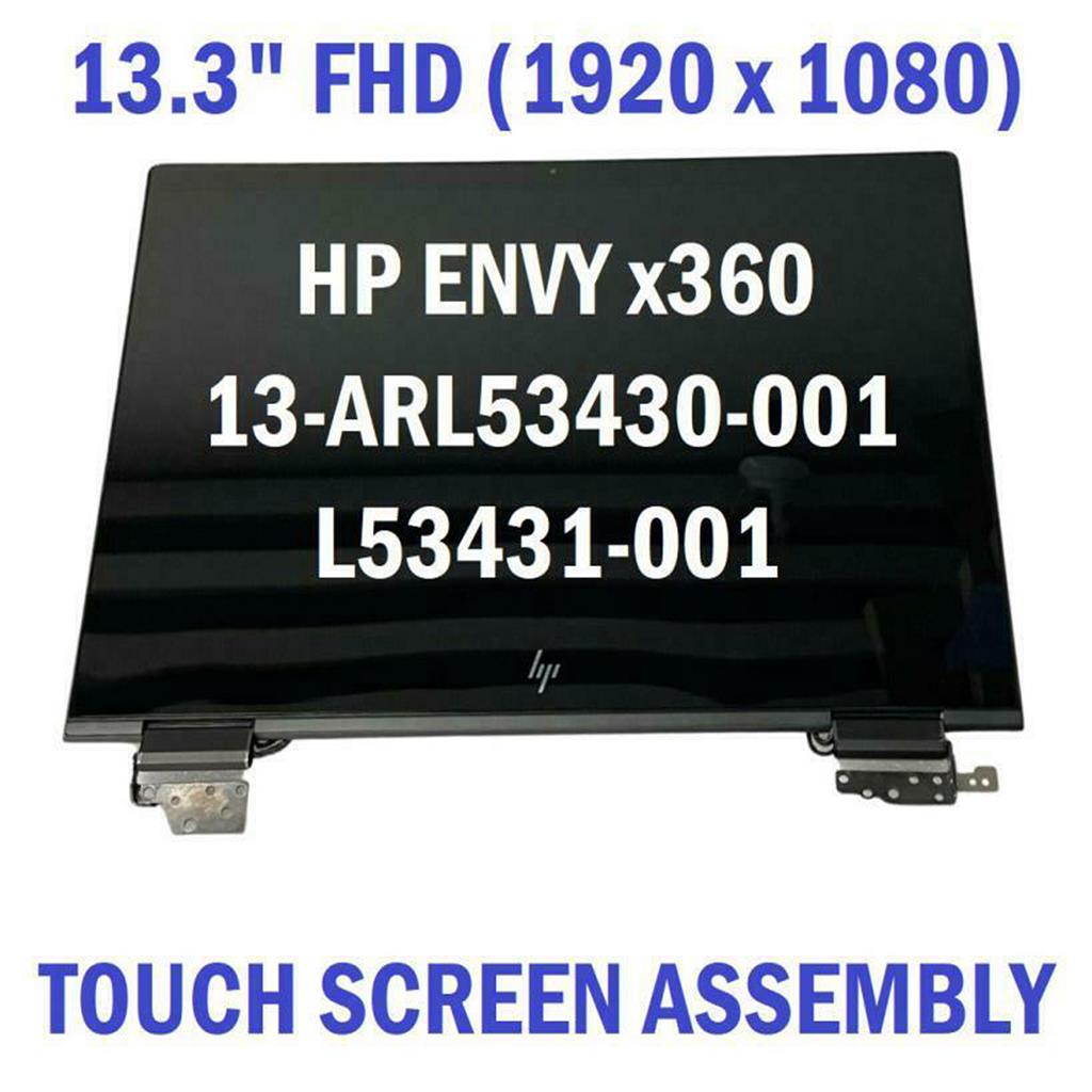 13.3 HP ENVY x360 13-AR 13z-AR FHD LCD Digitizer With Whole Bezels Assembly L53430-001