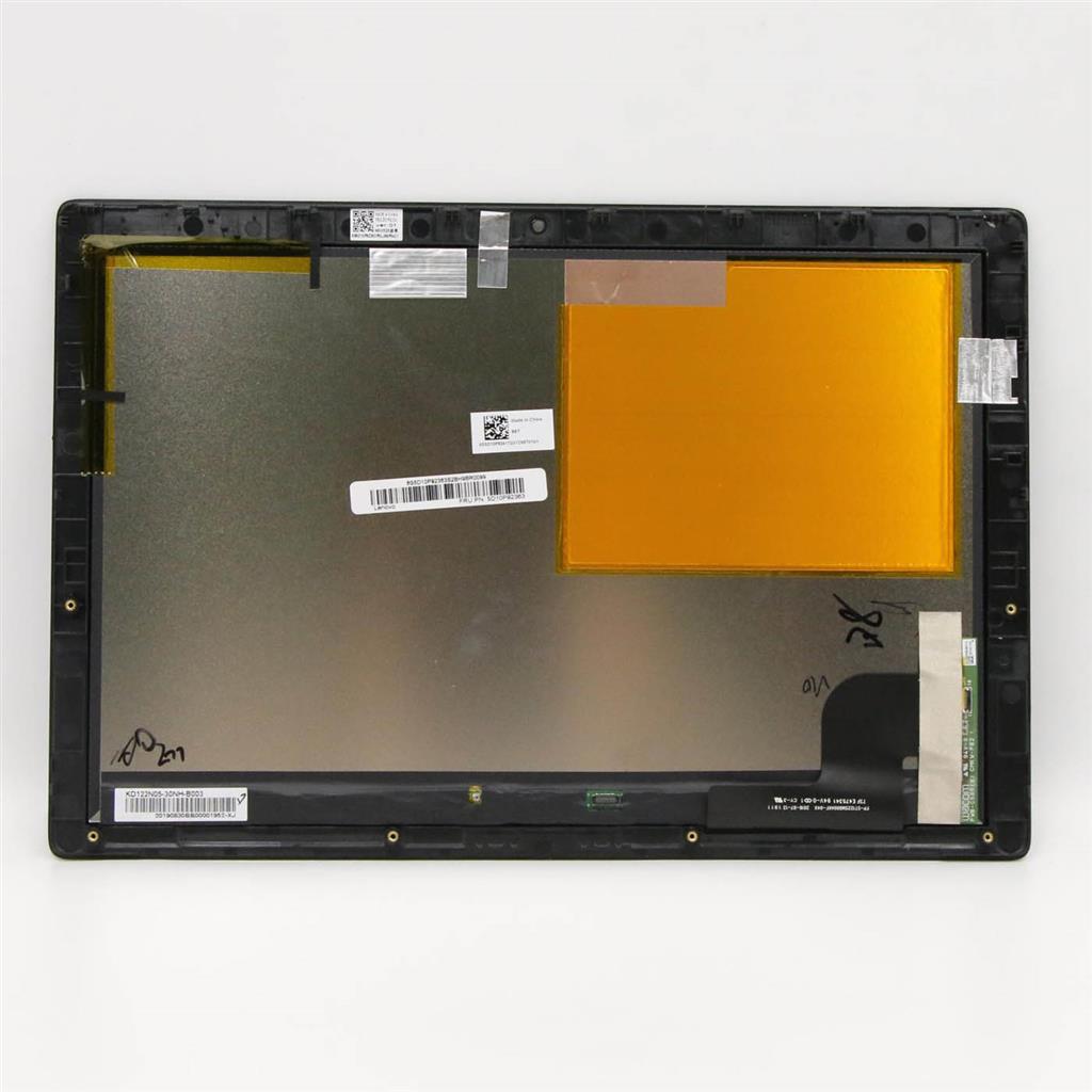 12.5 FHD LCD Screen Digitizer w/Bezel Digitizer Board Assembly For Lenovo Miix 520-12IKB 5D10P92363