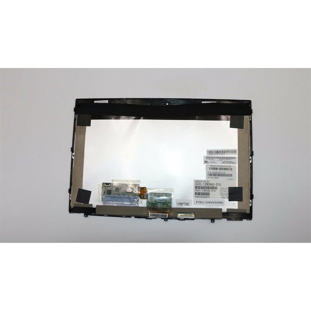 12.5 WXGA LCD Screen Touch Digitizer With Bezel Assembly for Lenovo ThinkPad X220T 04W3990