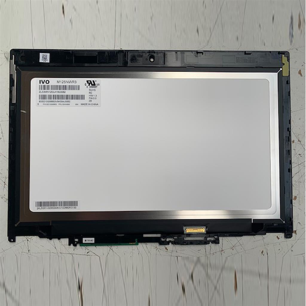 12.5 LED HD LCD Screen Digitizer With Frame Digitizer Board Assembly for ThinkPad Yoga 260 00NY900 00NY901 01AX903