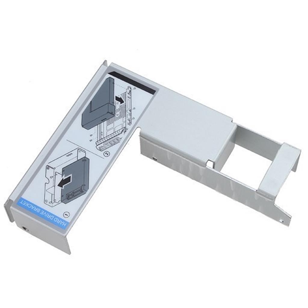 2.5 Hard Drive to 3.5 slot adapter bracket for Dell PowerEdge R710