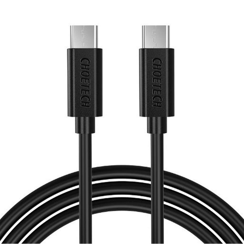 USB-C Male to Male Cable, Black, 50CM QC3.0 & 3A Output Support