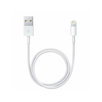 Apple USB kabel voor iPhone, en iPad, lengte 1.0m, MD818ZMA | Topmedia