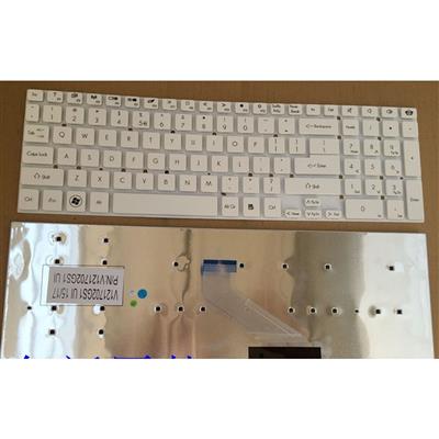 Notebook keyboard for Acer Aspire 5755 5830 V3 E1-572 white