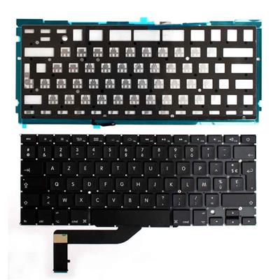Notebook keyboard for Apple Macbook Pro A1398  15 with backlit AZERTY