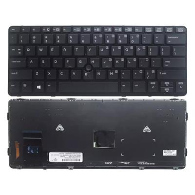 Notebook keyboard for HP Elitebook 820 G1 820 G2 720 G1 720 G2 with pointstick with frame backlit