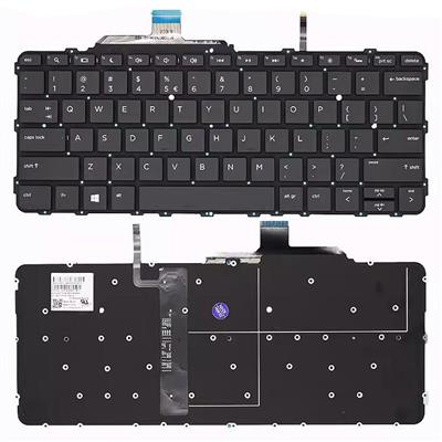 Notebook keyboard for HP EliteBook Folio G1 with backlit