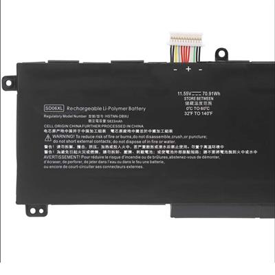 Notebook battery for HP Omen 15 15-EN 15-ek SD06XL 11.4V 5700mAh