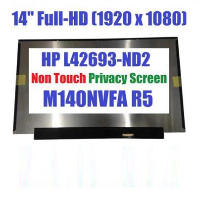 14 FHD IPS Matte Privacy Panel Screen for HP Elitebook 840 G6 L62774-001 M140NVFA-R5