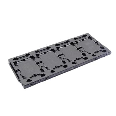 ESD Package Tray with Cover Fits 4pcs LGA4189 4130 56.5*77.5mm Intel Xeon Silver CPU, PN: 500384929