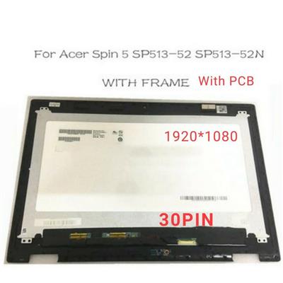 13.3 FHD LCD Digitizer With Frame Digitizer Board Assembly for Acer Spin 5 SP513-52N