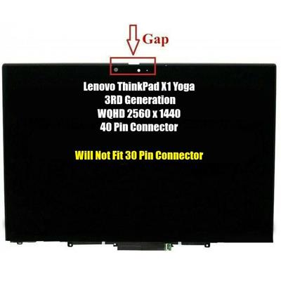 14.0 WQHD COMPLETE LCD+ Digitizer+ Frame Assembly for Lenovo ThinkPad X1 Yoga 3rd Gen 01YT246