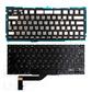 Notebook keyboard for Apple Macbook Pro A1398  15 with backlit AZERTY