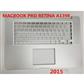 Notebook bezel MacBook Pro 15,4 Retina A1398 Palmrest Topcase 613-00147 Mid 2015 US Layout