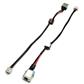 Notebook DC power jack for Packard Bell EasyNote TE11 TE11BZ TE11HC with cable