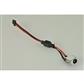 Notebook DC power jack for PACKARD BELL DOT S2W NAV50 with cable